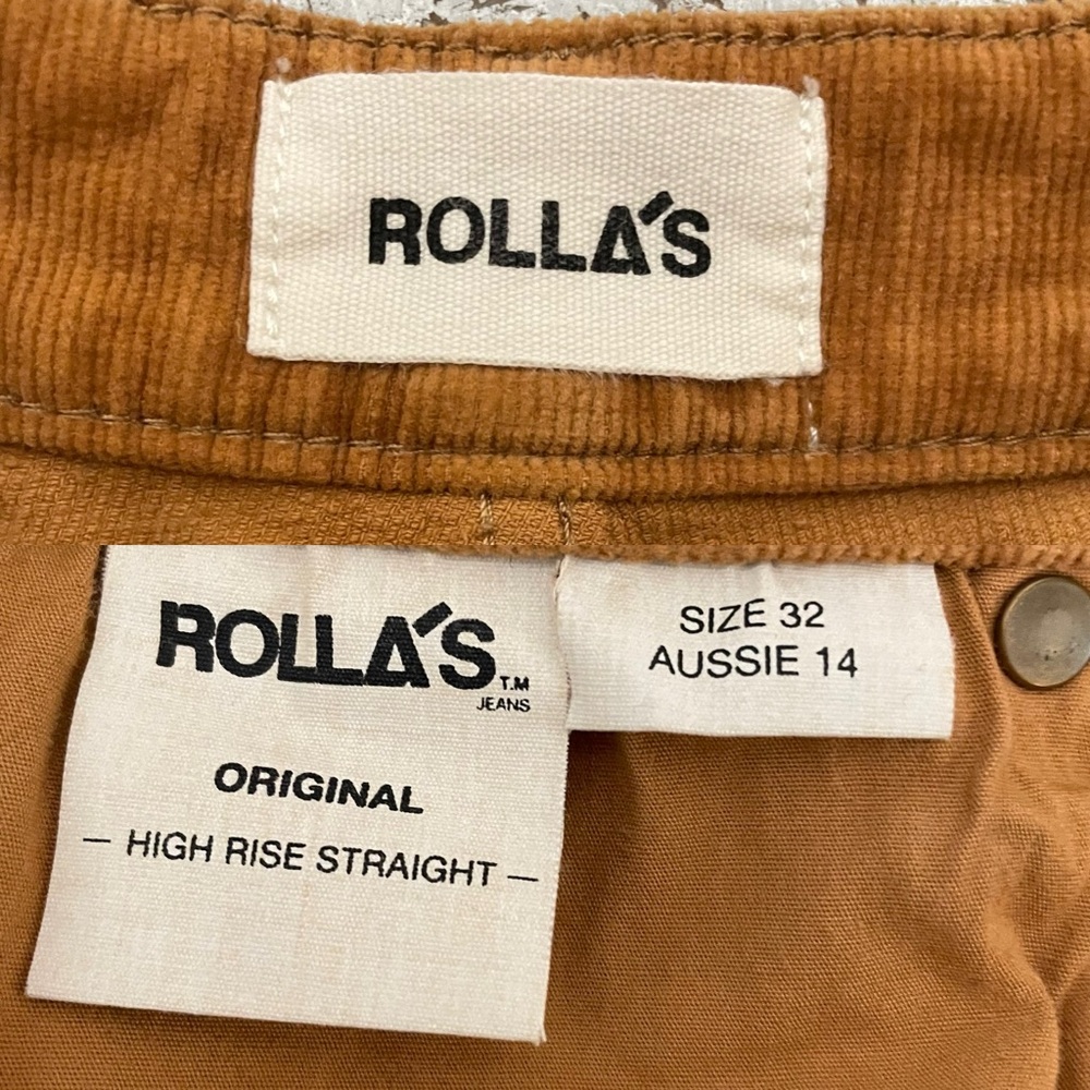 Rollas Original High Rise Straight Cords - Picture 7 of 15